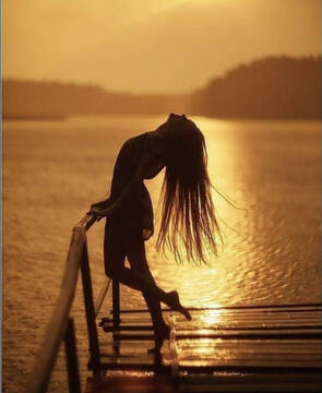 Tramonto sul mare